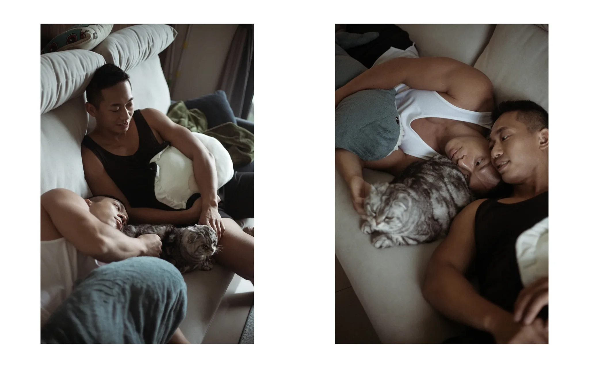 與你並肩的日常 | 男同志情侶親密寫真 | Intimate Portraits Josh & Roy 情侶親密寫真 | 台中 | 同志情侶 | 宇宙拿鐵