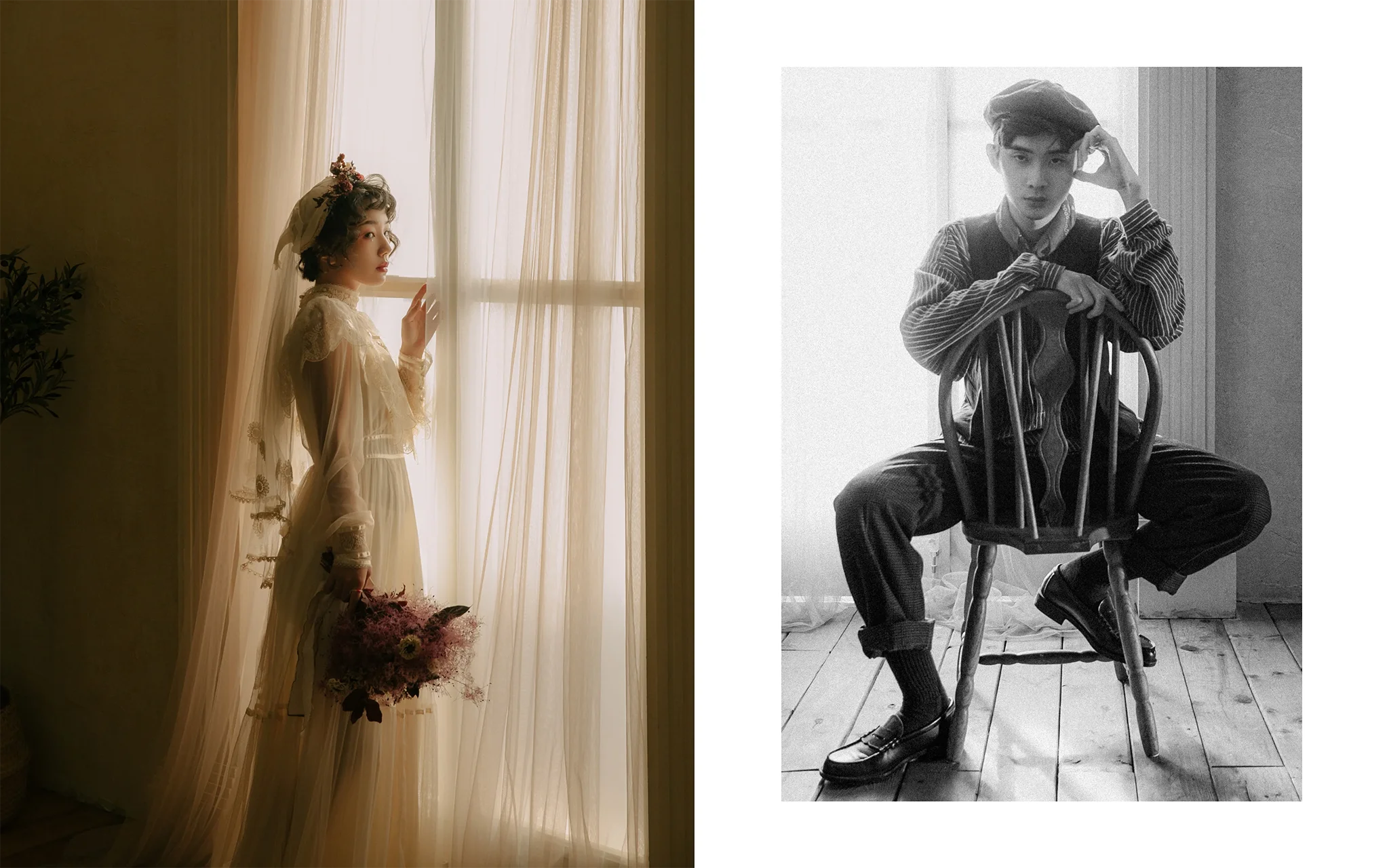 舊時光的浪漫影像 | 復古婚紗攝影 | Retro Style| 宇宙拿鐵 