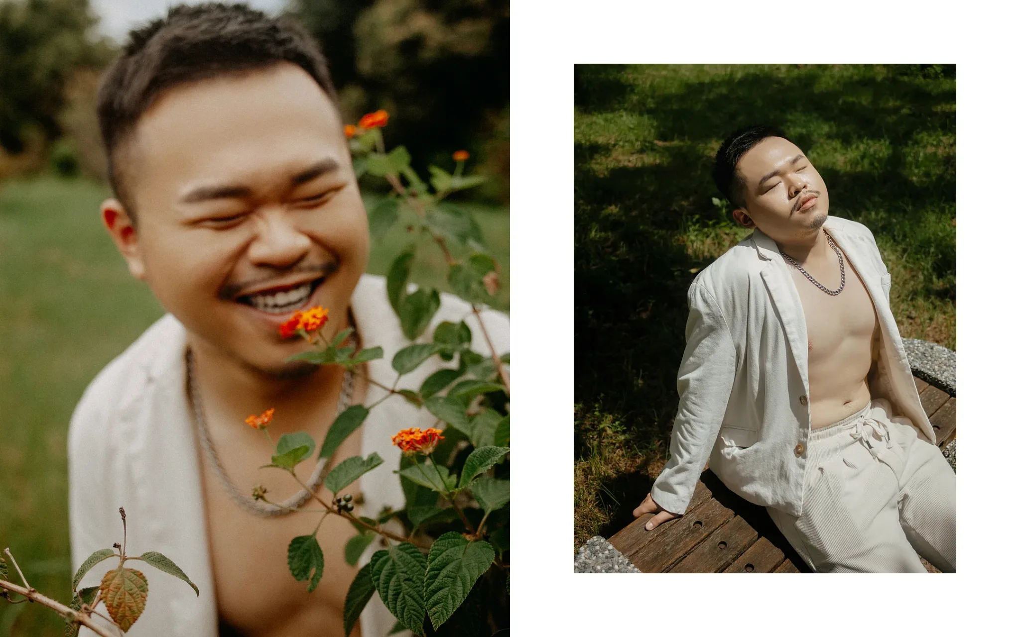 戶外的輕爽氣息 | 台中 | 都會公園 | 男性寫真 | 宇宙拿鐵 