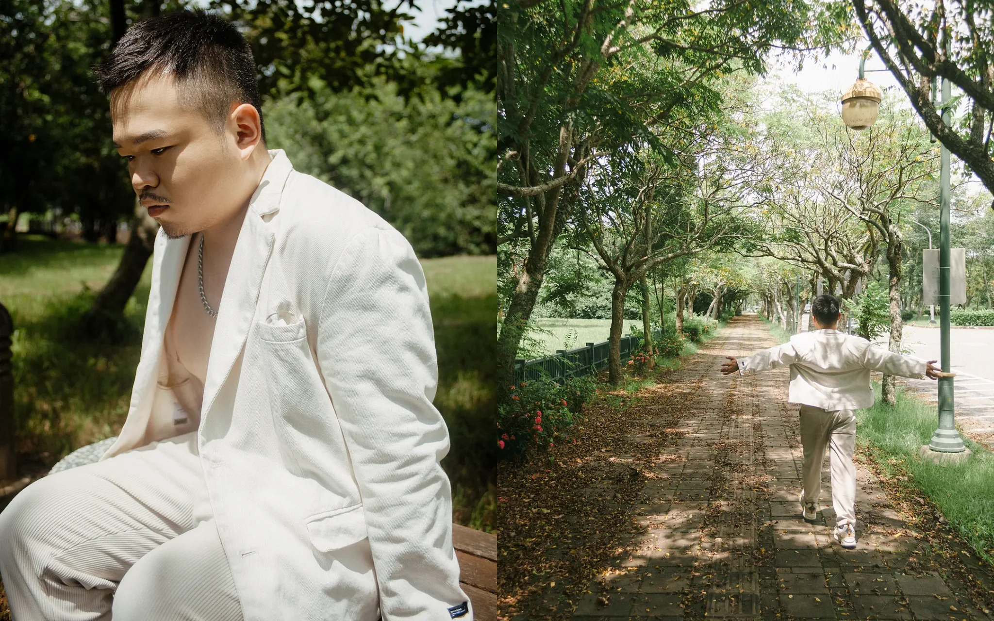 戶外的輕爽氣息 | 台中 | 都會公園 | 男性寫真 | 宇宙拿鐵 