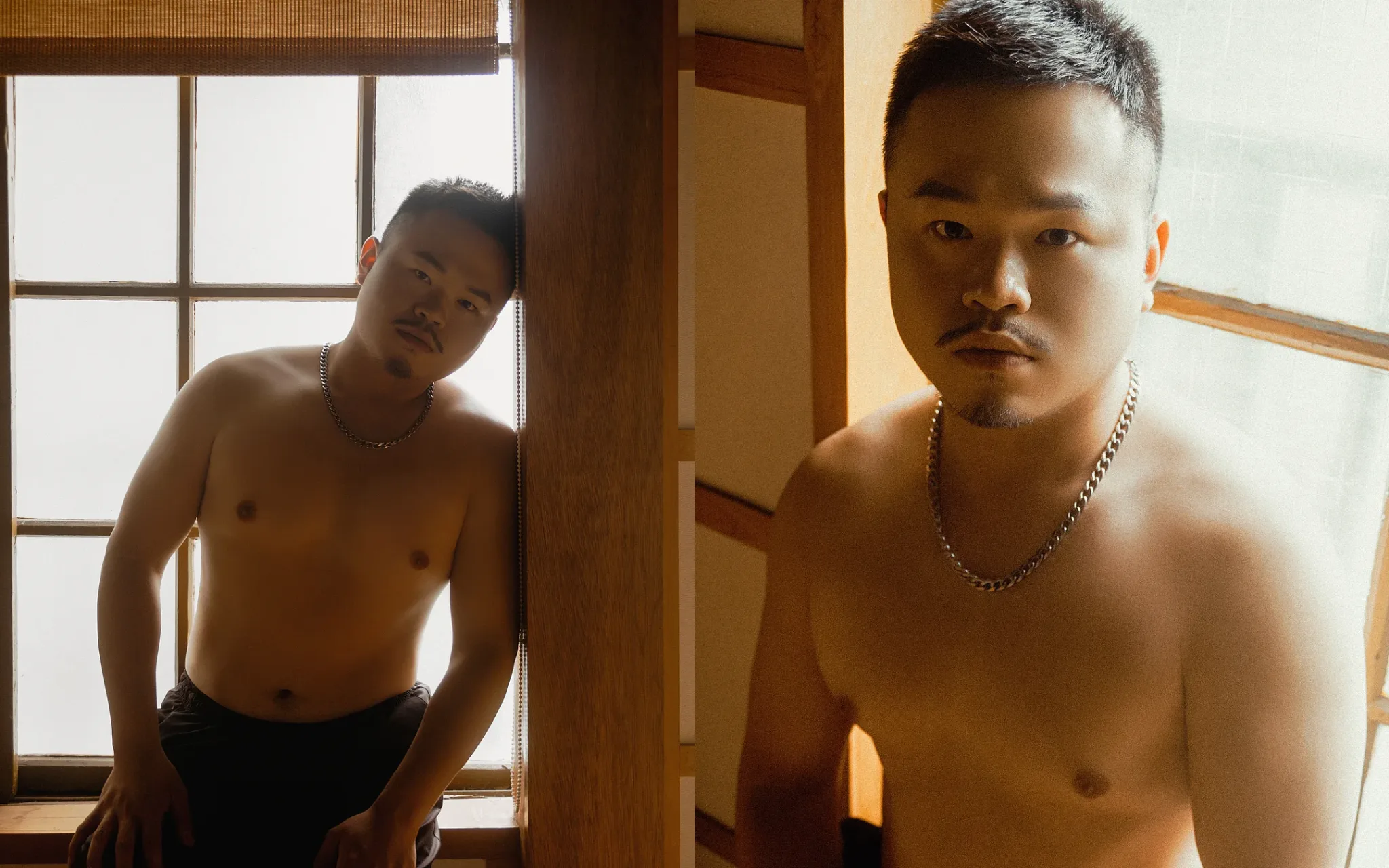 和室氛圍 × 黃昏光影 × 榻榻米攝影 | 台中 | 男性寫真 | 宇宙拿鐵 