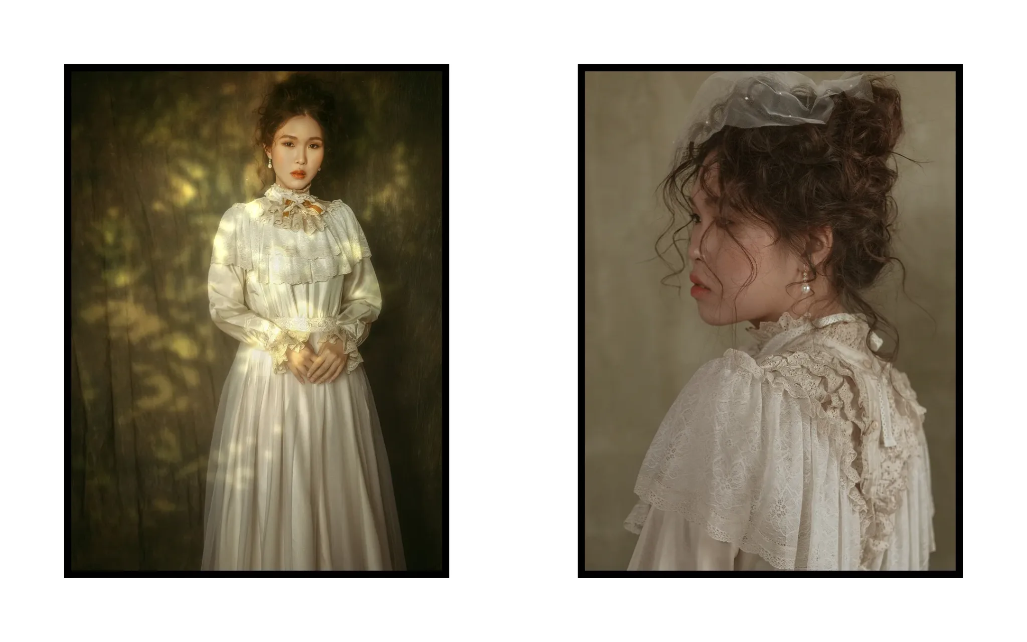 寧靜復古蕾絲肖像| 台中 | 女性寫真 | 宇宙拿鐵 