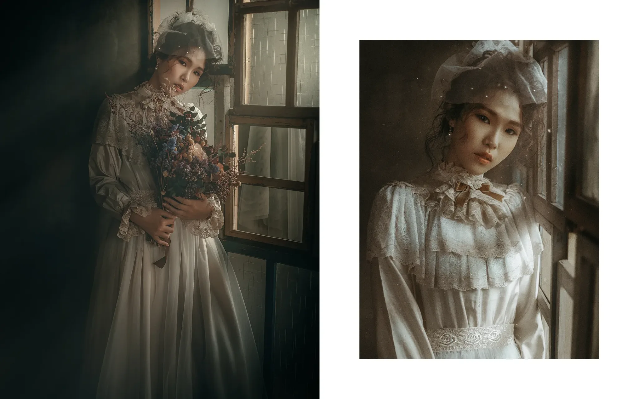 寧靜復古蕾絲肖像| 台中 | 女性寫真 | 宇宙拿鐵 