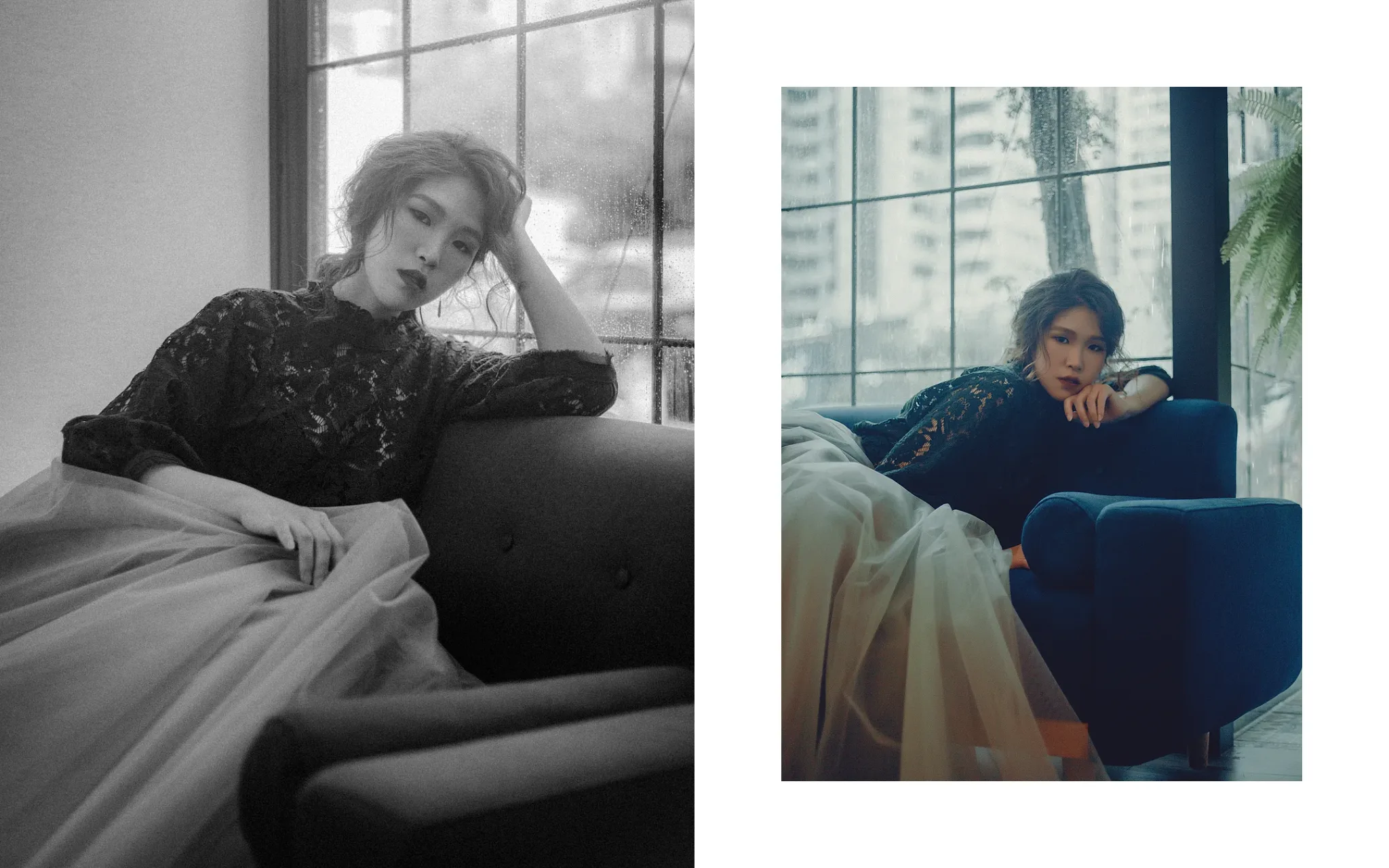 寧靜復古蕾絲肖像| 台中 | 女性寫真 | 宇宙拿鐵 