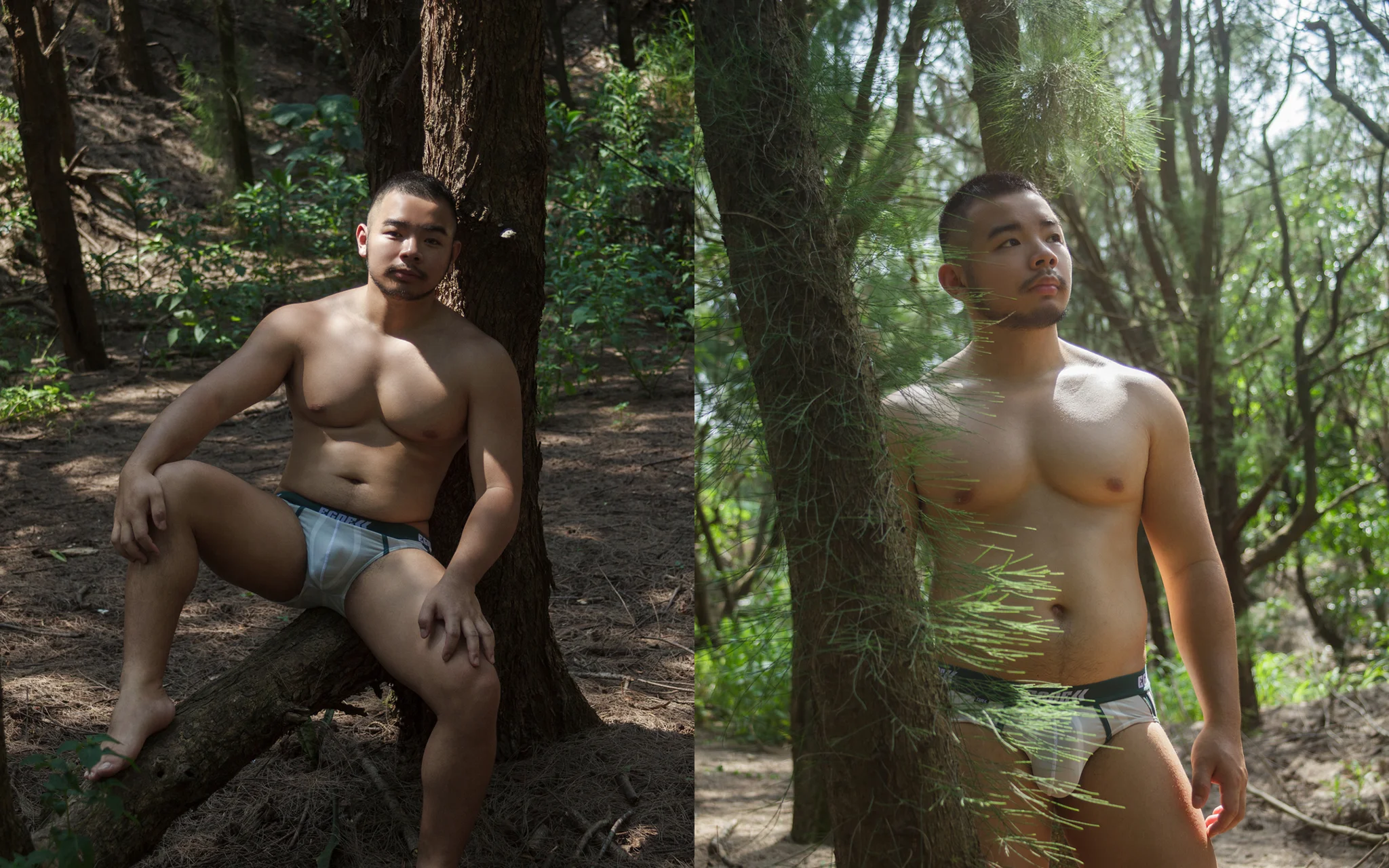 男性人體藝術攝影|Chrome 異色 — 龍紉 淡水樹林木頭坐姿 宇宙拿鐵 Lattefotos 男性人體藝術攝影:龍紉 @dragonrax93 於新北淡水沙崙樹林,木頭坐姿放鬆,自然散射光,Chrome 異色組圖