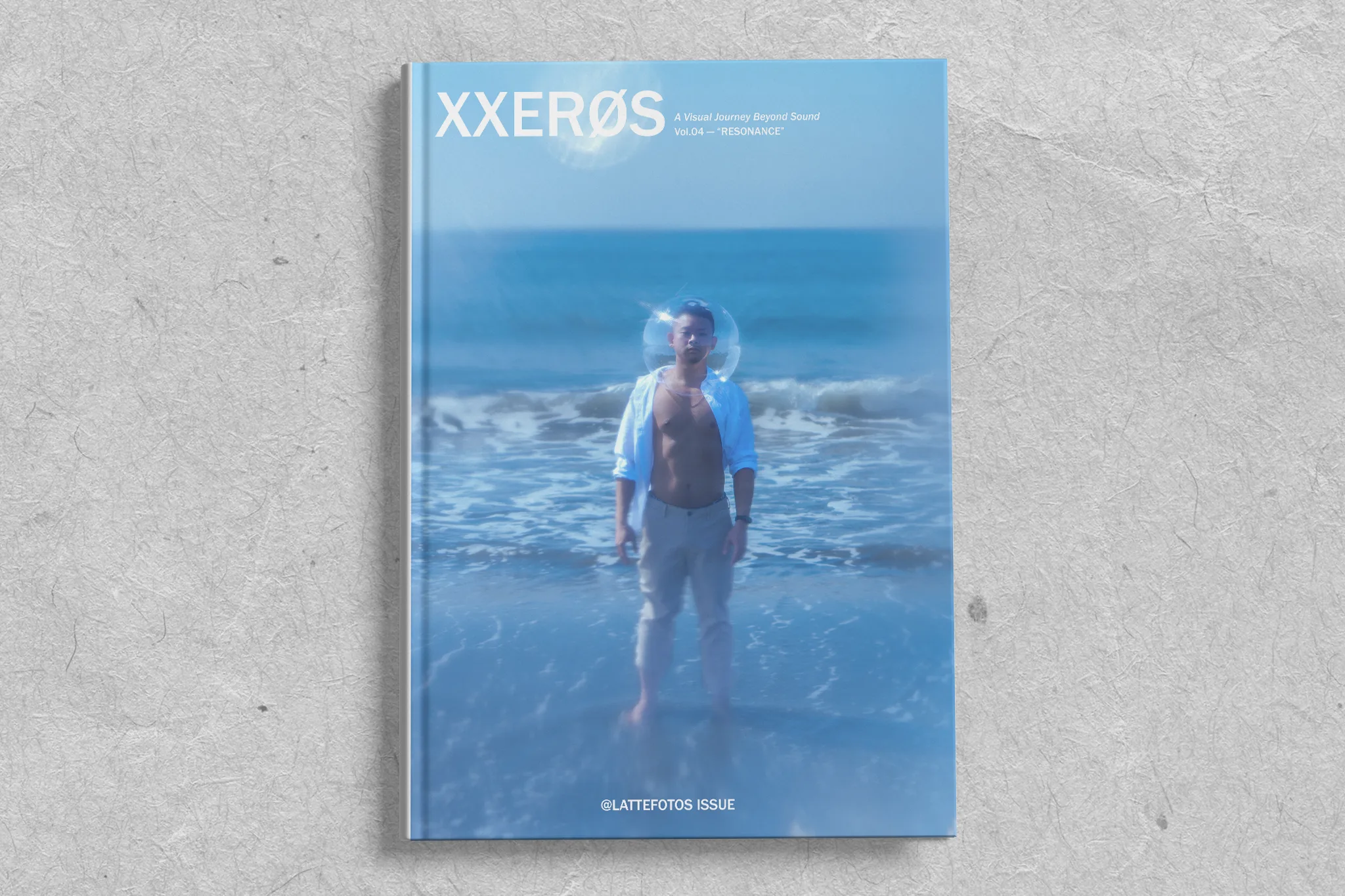 宇宙拿鐵 Lattefotos XXERØS Vol.04 RESONANCE 內封面，男性寫真，玉米海岸人像，台灣男體攝影